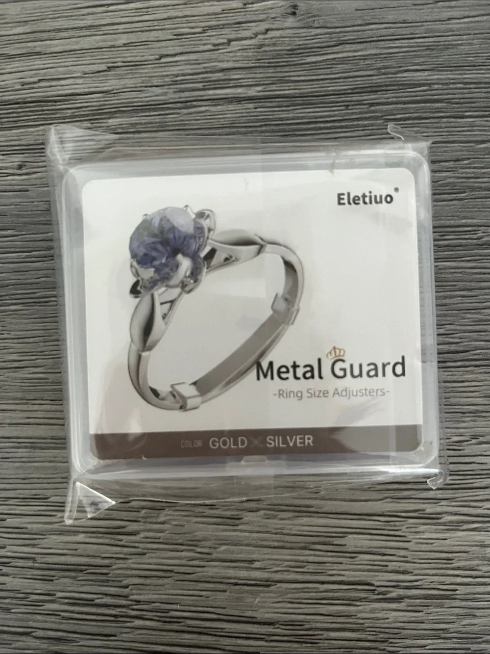 Silver Metal Ring Guard,Invisible Size Adjuster x 9